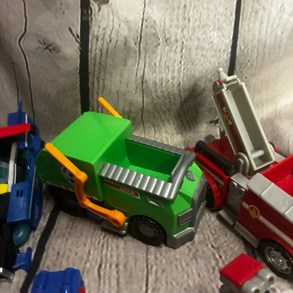 Paw Patrol Toy Figures Vehicles‎ Lot Collection Kids Cartoon 11 Piece Set AS IS